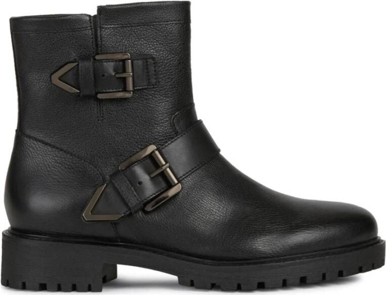 Geox Hoara Booties Zwart Dames