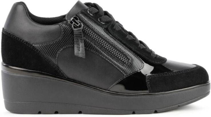 Geox Ilde flats sneakers Zwart Dames