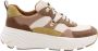 GEOX DIAMANTA DAMES Sneakers BRUIN BEIGE - Thumbnail 2