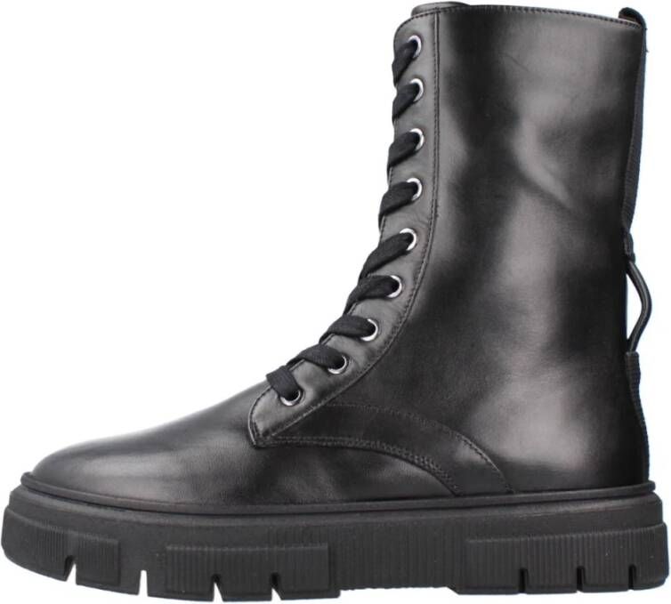 Geox Lace-up Boots Black Dames
