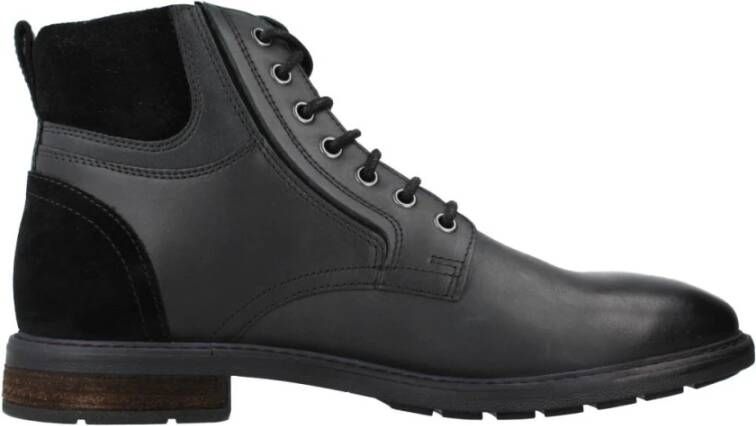 Geox Lace-up Boots Black Heren
