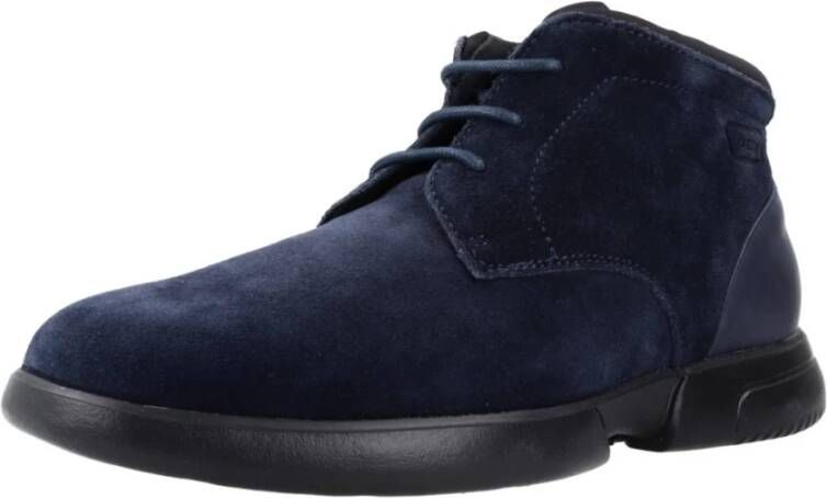 Geox Lace-up Boots Blue Heren