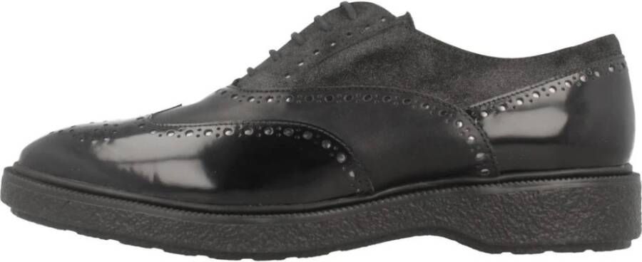Geox Laced Shoes Black Dames