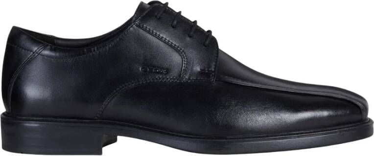 Geox Lage Veterschoenen Black Heren