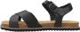 Geox Leuca Platte Sandalen Black Dames - Thumbnail 2