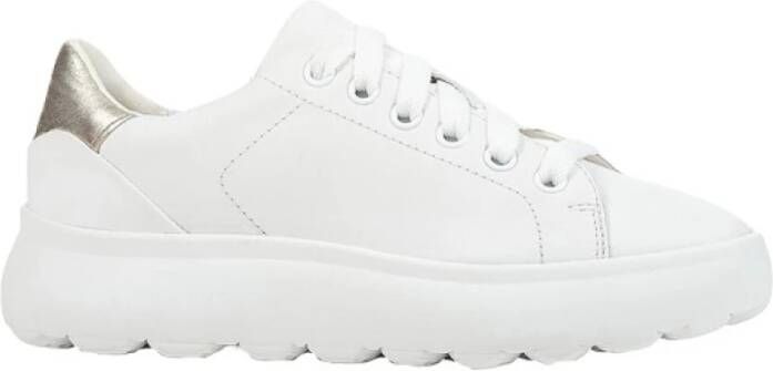 GEOX D35TCB Volwassenen Lage sneakers Dames sneakers Wit beige