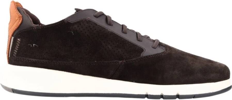 Geox Moderne Aerantis Sneakers voor Mannen Brown Heren