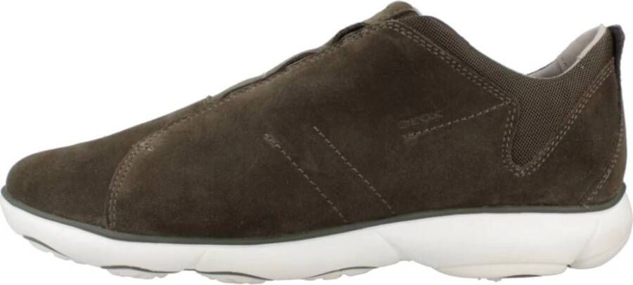 Geox Moderne Nebula Sneakers voor Mannen Green Heren