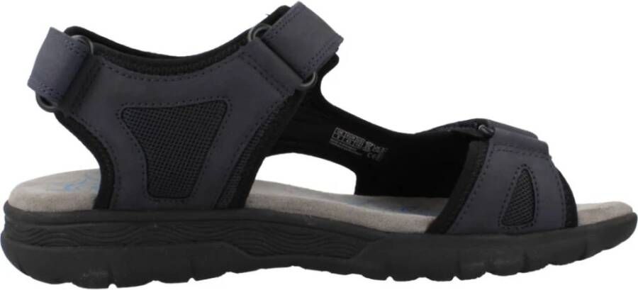 Geox Moderne Platte Sandalen Blue Heren