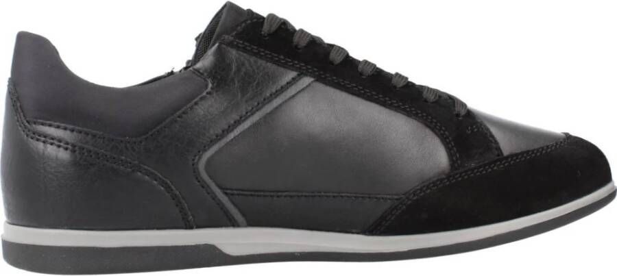 Geox Moderne Stijlvolle Sneakers Black Heren