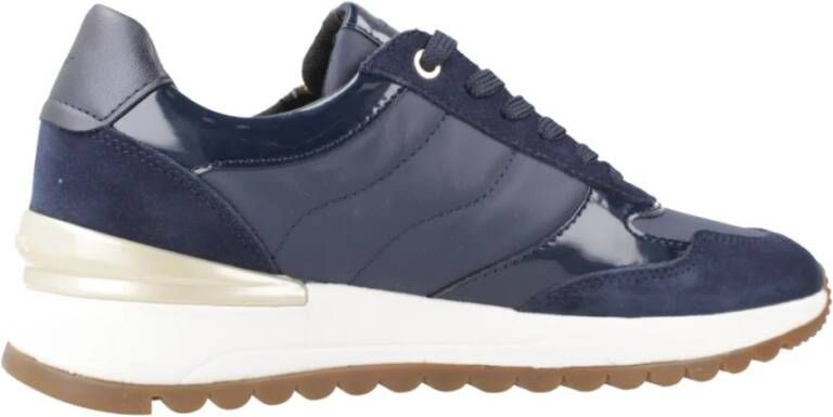 GEOX D DESYA Dames Veterschoenen NAVY