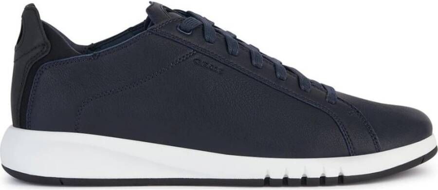 Geox Navy Black Aerantis Sneakers Blue Heren