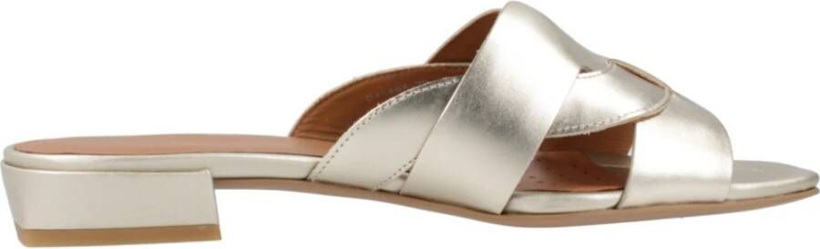 Geox Nieuwe EraKlia Sliders Yellow Dames