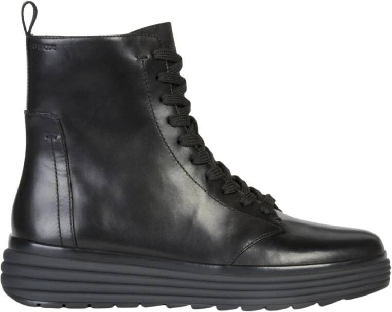 Geox Hoge veterschoenen D PHAOLAE met rits aan de binnenkant