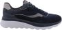Geox Blauwe Casual Textiel Sneakers met 3cm Rubberen Zool - Thumbnail 11