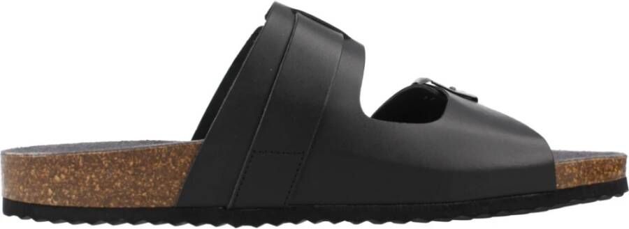 Geox Slippers in zwart voor Heren U Sandale Ghit A B - Foto 3