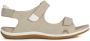 Geox Sandalen in taupe in glanzende look model 'VEGA' - Thumbnail 2