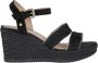 Geox Flat Sandals Zwart Dames - Thumbnail 1