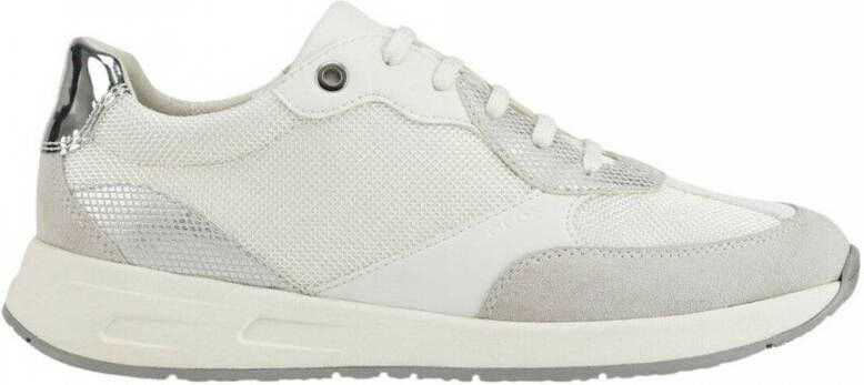 Geox Witte Veterschoenen voor Vrouwen White Dames