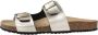 Geox Gouden Platte Sandalen voor Vrouwen Yellow Dames - Thumbnail 1