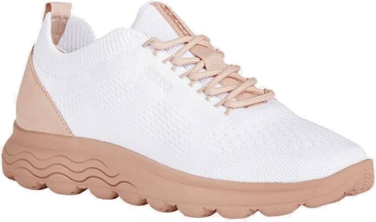 Geox Stijlvolle Casual Sneakers voor Vrouwen White Dames