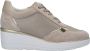 GEOX Ilde Sneakers Light Taupe Beige Dames - Thumbnail 2