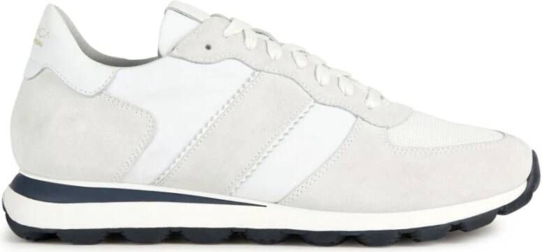 Geox Stijlvolle Sneakers voor Mannen White Heren