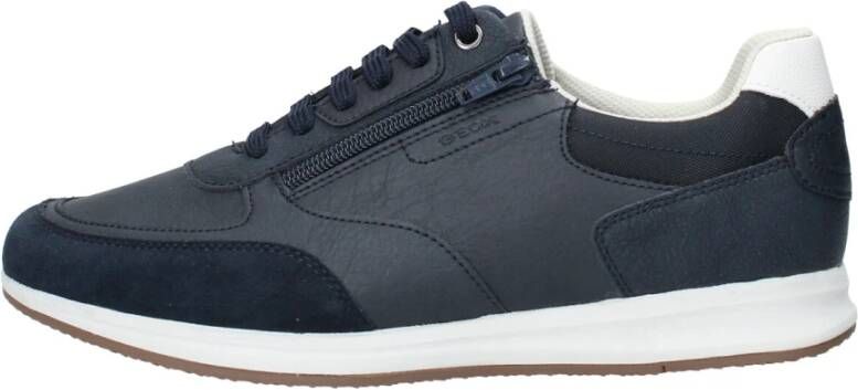 GEOX leren heren sneakers Blauw Echt leer - Foto 3