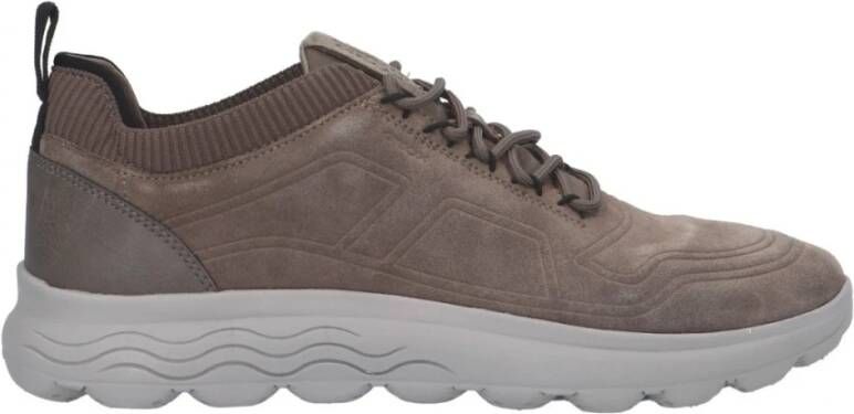 Geox Stijlvolle Herensneakers Beige Heren