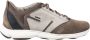 Geox Sneakers met ronde neus en veters Bruin Heren - Thumbnail 1