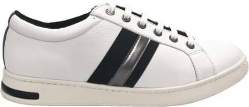 Geox Sneakers met ronde neus en veters White Dames