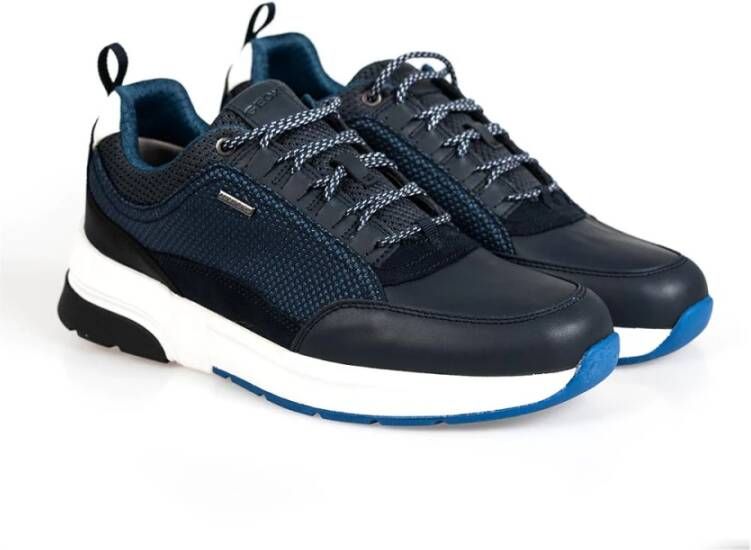 Geox Sneakers; Rockson B; Blauw Heren