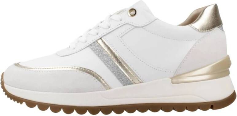 GEOX D3500A Volwassenen Lage sneakersDames sneakers Wit beige - Foto 2