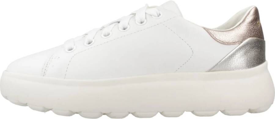 Geox Witte Sneakers Ec4.1 voor Vrouwen White Dames