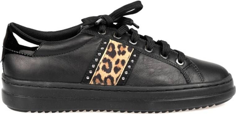 Geox Sneakersy Pontoise Zwart Dames
