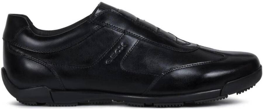 Geox Zwarte Veterschoenen voor Mannen Black Heren