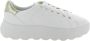 GEOX D35TCB Volwassenen Lage sneakersDames sneakers Wit beige - Thumbnail 3