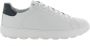 Geox Iconische Sneaker met Hoog Comfort en Ademend Vermogen White Heren - Thumbnail 10