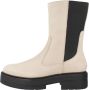 Geox Ademende en Gedempte Leren Hoge Laarzen Beige Dames - Thumbnail 3