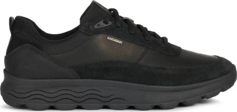 Geox Stijlvolle Spherica Sneakers voor Mannen Black Heren