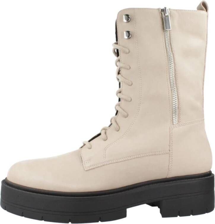 Geox Spherica Veterschoenen Beige Dames