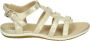 GEOX D72R6A Platte sandalenDames Sandalen Wit beige - Thumbnail 2