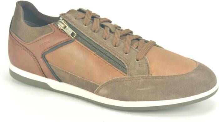 Geox Sportieve Cognac Sneakers