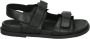 GEOX D55YWC Platte sandalenDames Sandalen Zwart - Thumbnail 2