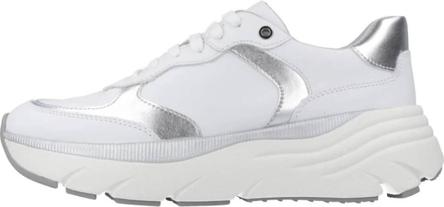 Geox Stijlvolle Ademende Sneakers White Dames