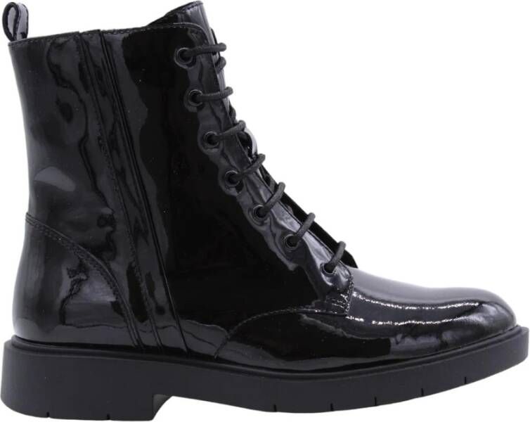 Geox Stijlvolle Aperol Enkellaarzen Black Dames