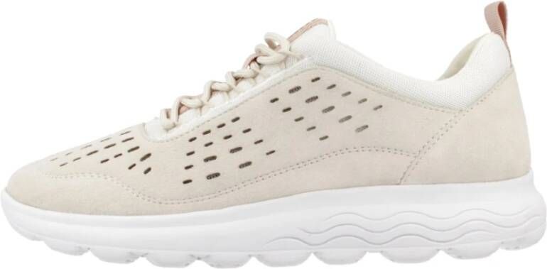 Geox Stijlvolle Casual Sneakers voor Vrouwen Beige Dames