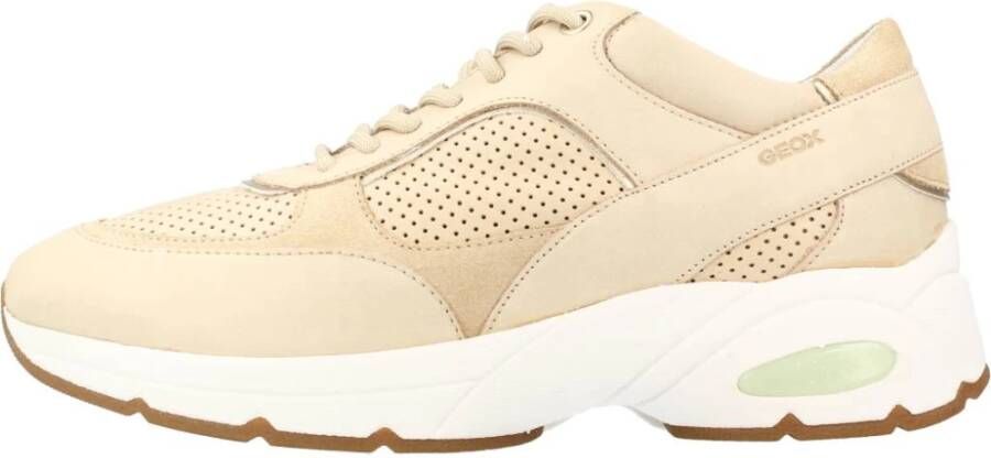 Geox Stijlvolle Casual Sneakers voor Vrouwen Brown Dames