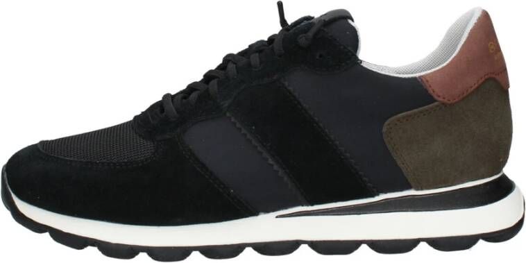 Geox Stijlvolle Comfort Sneakers Black Heren