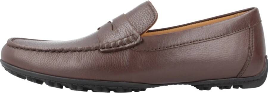 Geox Stijlvolle Comfortabele Loafers voor Mannen Brown Heren